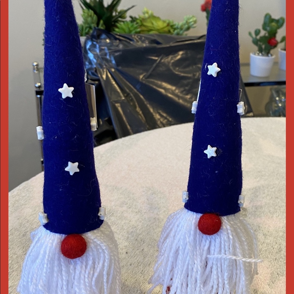 LAST ONE! BNWT Holiday Gnome w/Red, White & Blue